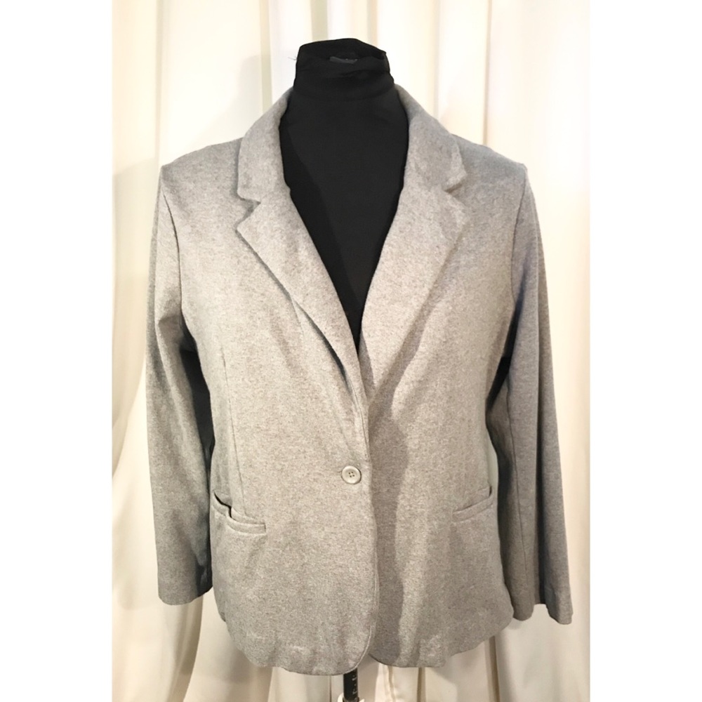 A New Day sweater knit gray blazer XXL